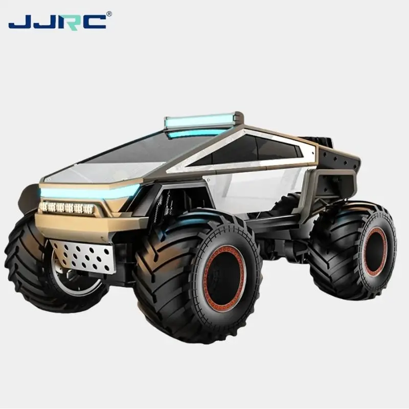 

JJRC Q202 Киберпанк Пикап Внедорожный монстр-трак Большие колеса Вездеходная способность Амортизаторная система с подсветкой Музыка