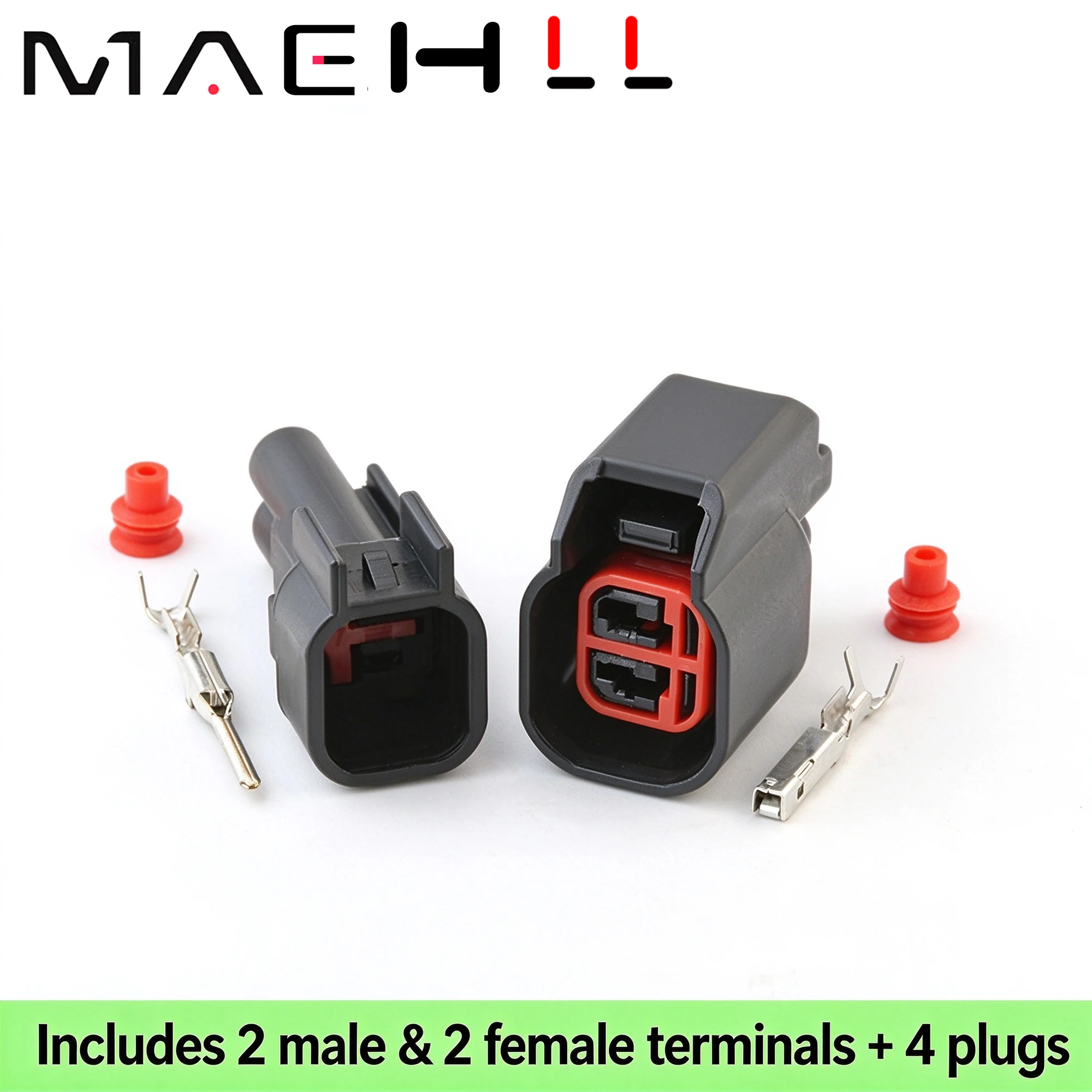 1set Car ABS Sensor Plug EV1 To EV6 Air Conditioning Fuel Injector Connector Methanol Retrofit Plug DJ7023C-1.5-11/21 For Ford