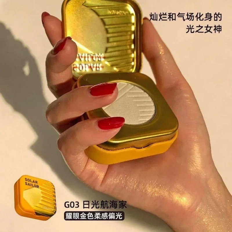 Kaleidos Caleidoscopio Classic Space Age Piccola scatola quadrata Evidenzia polvere glitterata per illuminare la pallete di luci d'acqua con diamanti