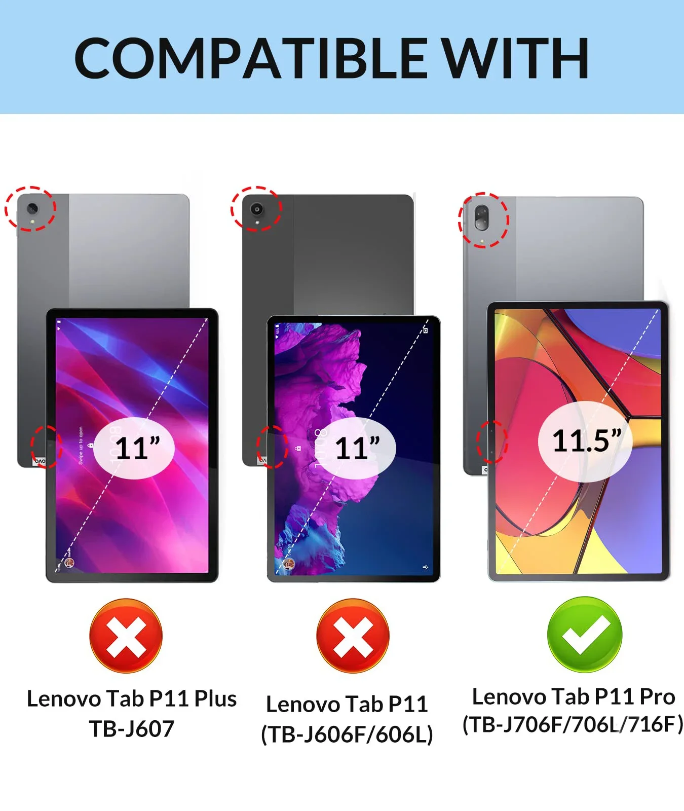 Screen Protector for Lenovo Tab P11 Pro 2020 11.5