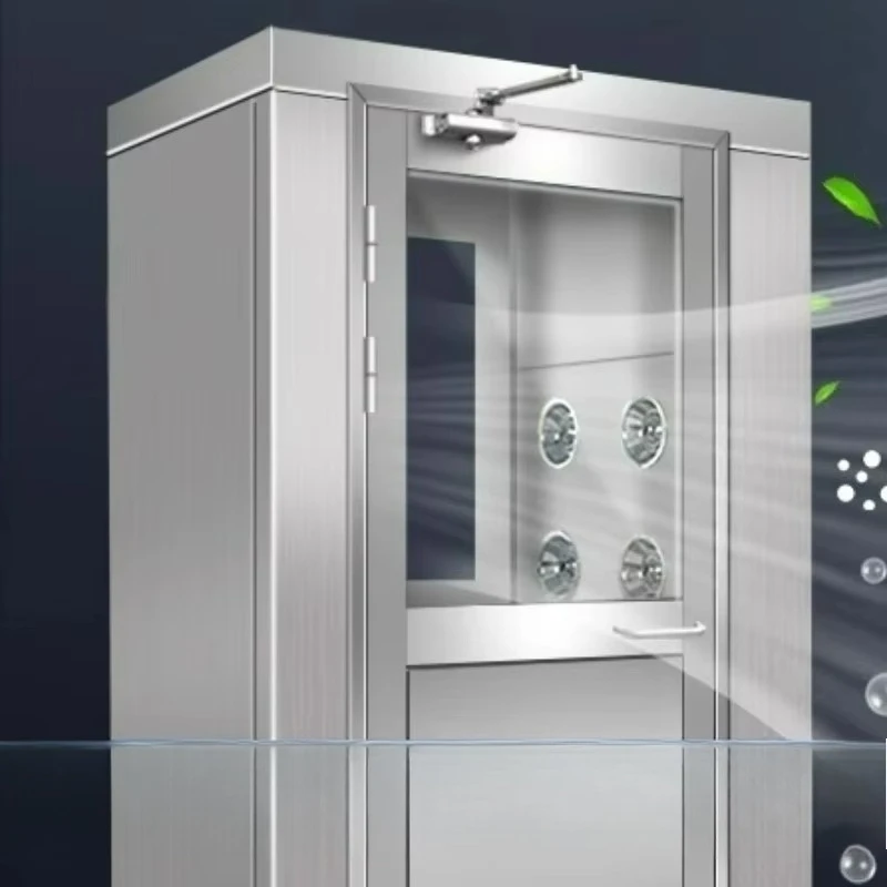 LTT, stainless steel air shower room factory single person single blow dust-free workshop air shower door
