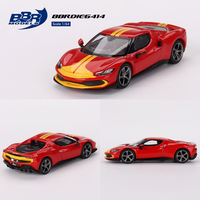 BBR 1:64 GTB 296 Assetto Fiorano Rosso Corsa alloy car model