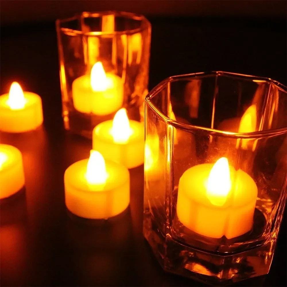 24pcs LED Candles Flameless Candle Battery Operated, 200+Hours Fake Electric LED Candles Tea Lights