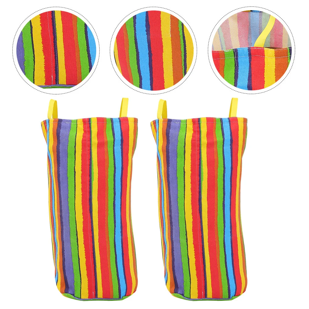 

3 Pcs Jump Bag Outdoor Game Bags Sack Race Party Carnival Jumping Toys Props Kids Cloth Games for Backyard Child Childrens