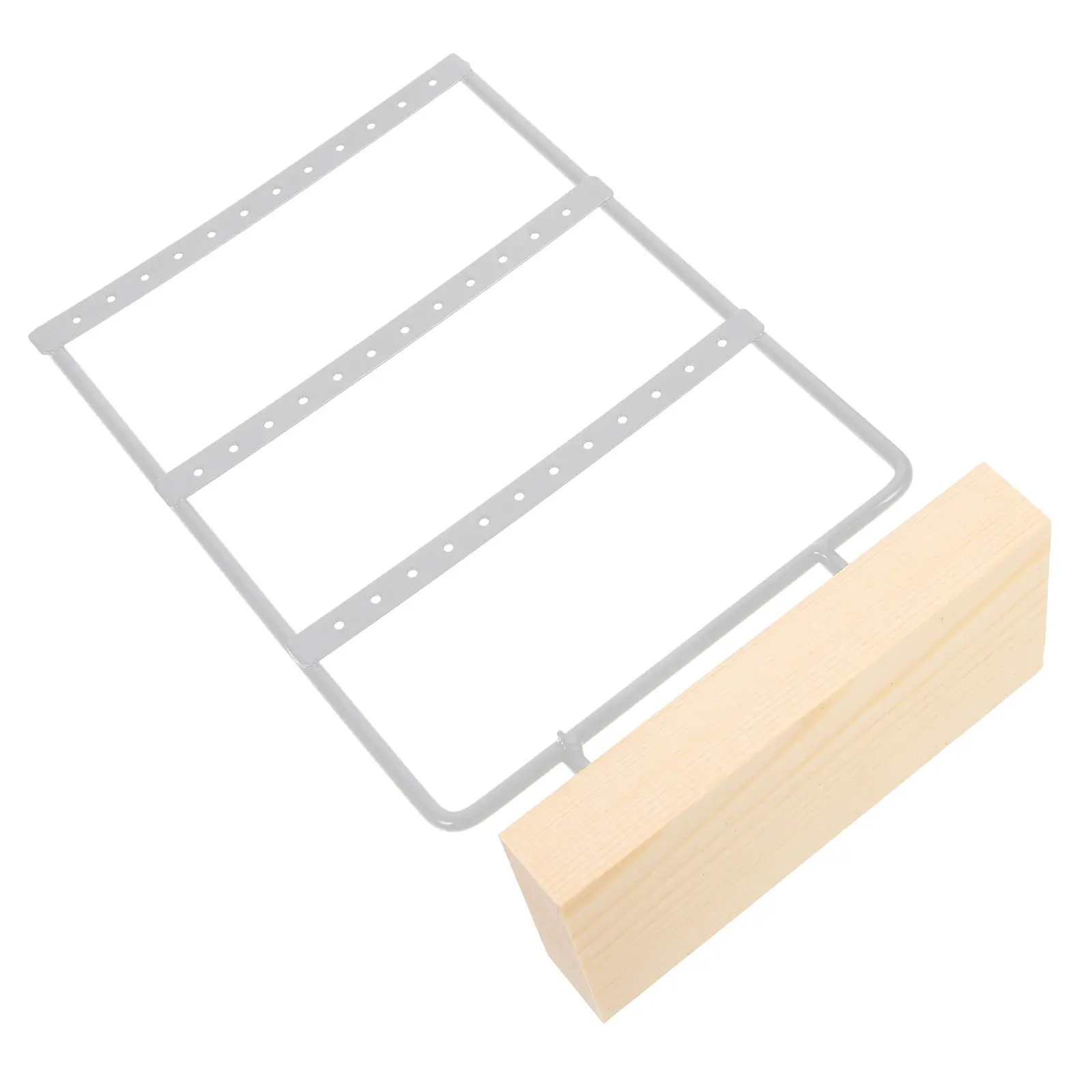 

Premium 3-Tier Earrings Display Rack Desktop Jewelry Organizer Stand for Home Bedroom Bathroom Vanity Decorative Earring Storage