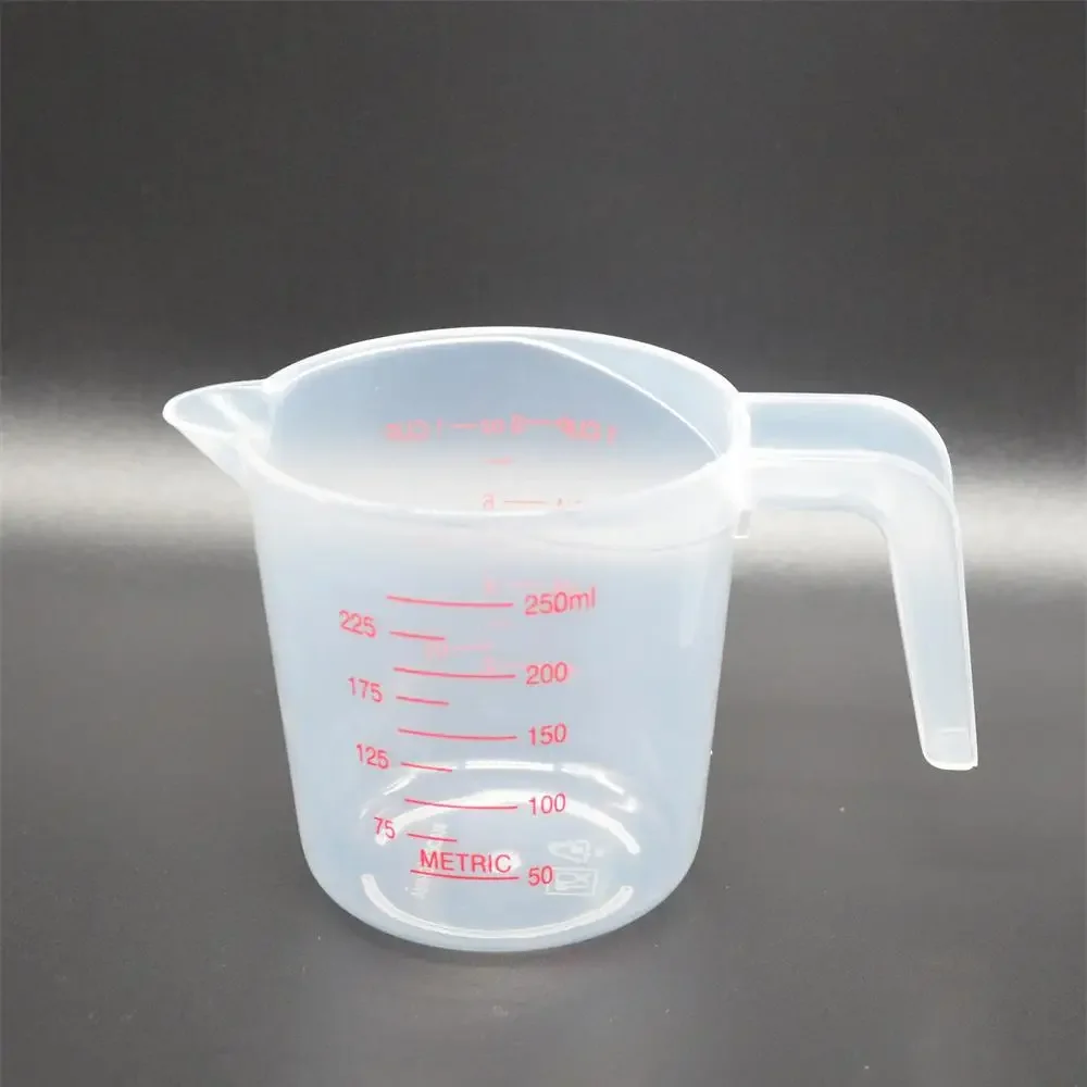 250/500/1000ml New Plastic Measuring Cup Jug Pour Spout Surface Kitchen Tool Supplies Quality Cup with Graduated Quality Kitchen