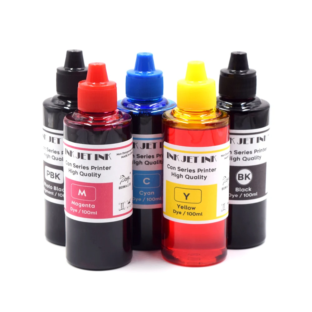 

5Color *100ML PGI-280 CLI-281 PGI280 CLI-281 280/281 ink Reill For Canon TR7520 TR8520 TS6120 TS6220 TS9521C TS9520 TS702 TS6320