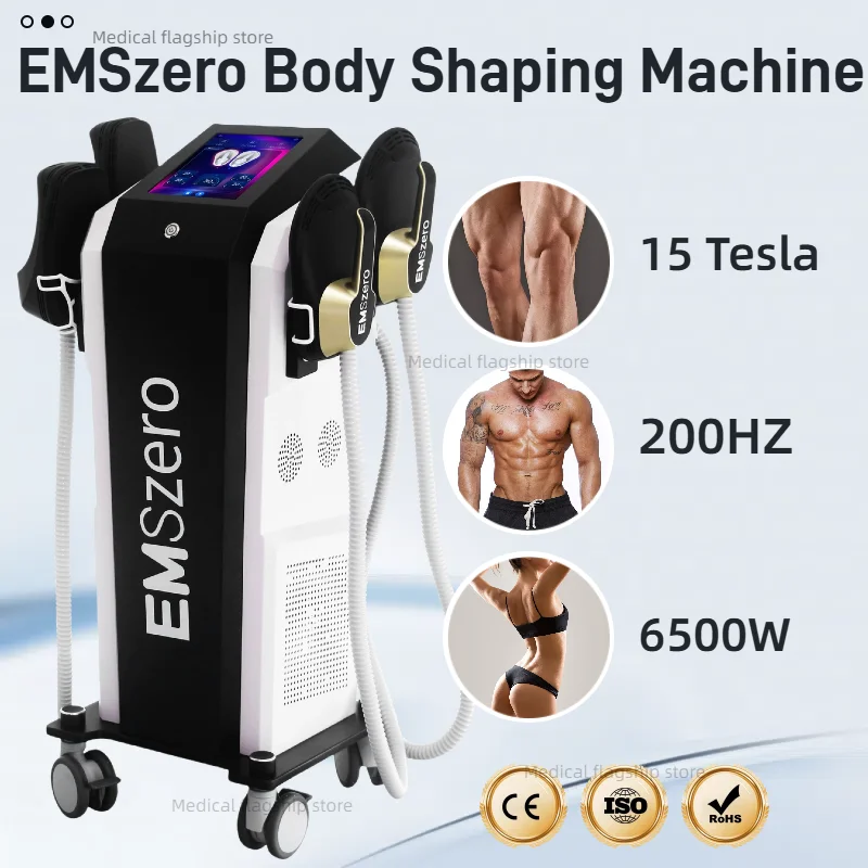 

EMSZERO Body Sculpting Machine RF EMS Muscle Stimulator Fat Burning Weight Loss Body Contouring Device
