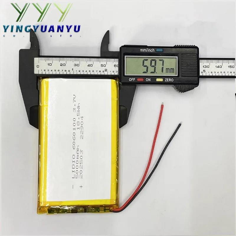 3.7V 5000mAh 6060100 Polymer Lithium Battery For Power Bank Smart Watch Beauty Instrument Bluetooth Audio Rechargeable Batteries