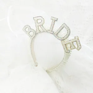 Avrupa ve Amerikan düğün inci kafa bandı düğün parti kartı taç kafa bandı 6 Büyük satış bandolete de perolas-no. 5