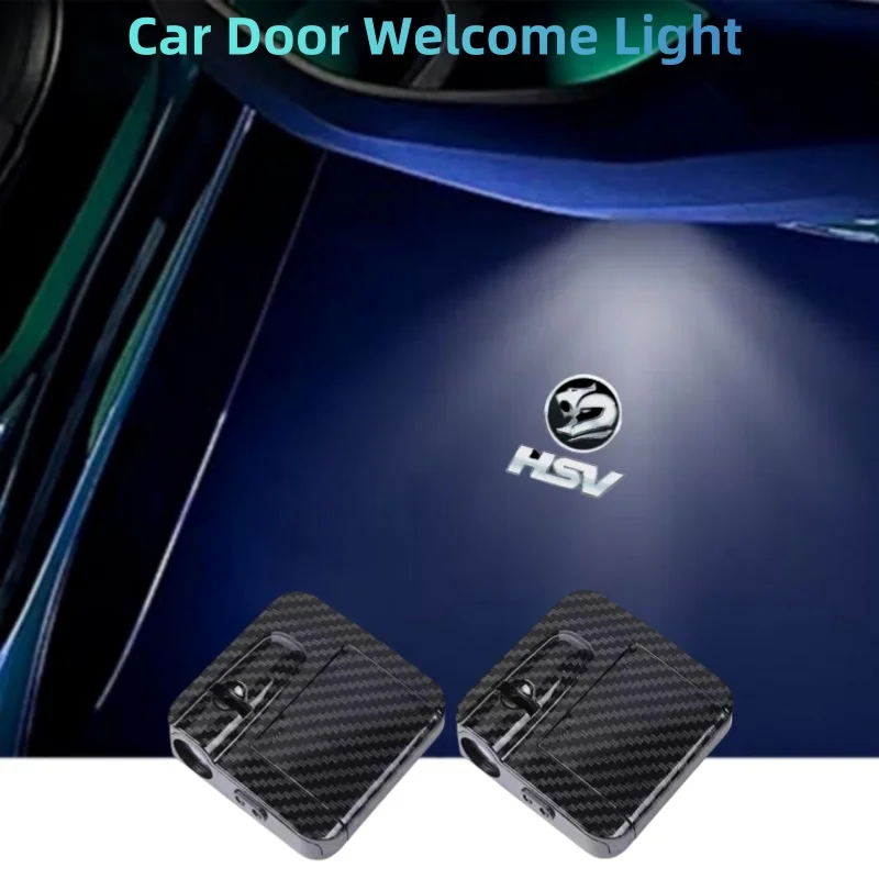 

2pcs Car Door Welcome Lights Laser Projector For Holden HSV Badge Commodore Cruze Captiva Colorado Wireless Sensing Accessories