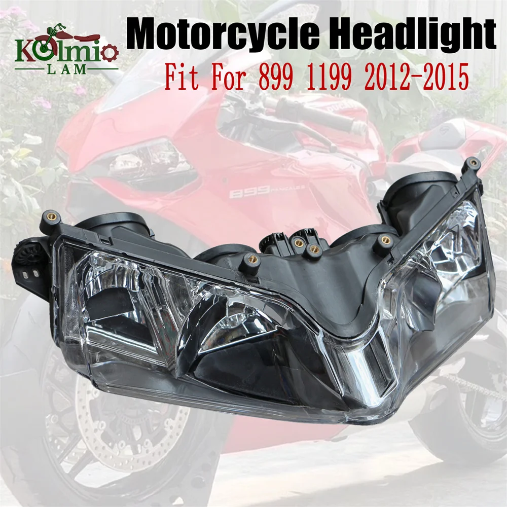 Motorcycle Headlight Assembly Headlamp Light Fit For DUCATI 1199 899 Panigale 2012 - 2015 2013 2014 12 13 14 15