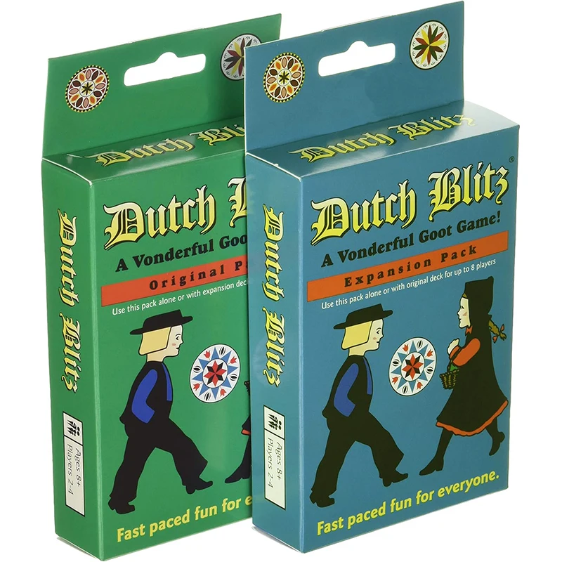 Dutch Blitz The Original Fast Paced Card Game Contains 160 Card Quick And Easy To Learn Great Family Game Fun For Everyone For 2