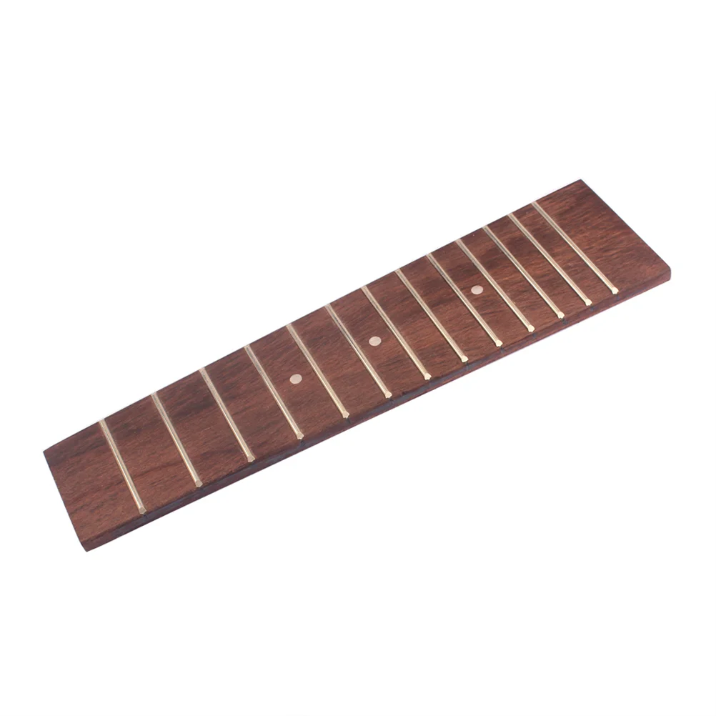 Rosewood Ukulele 13 Fret Fretboard Fingerboard for 17 Inch 21 Inch Ukulele Soprano Ukulele Hawaii Guitar Accessory Replacement (