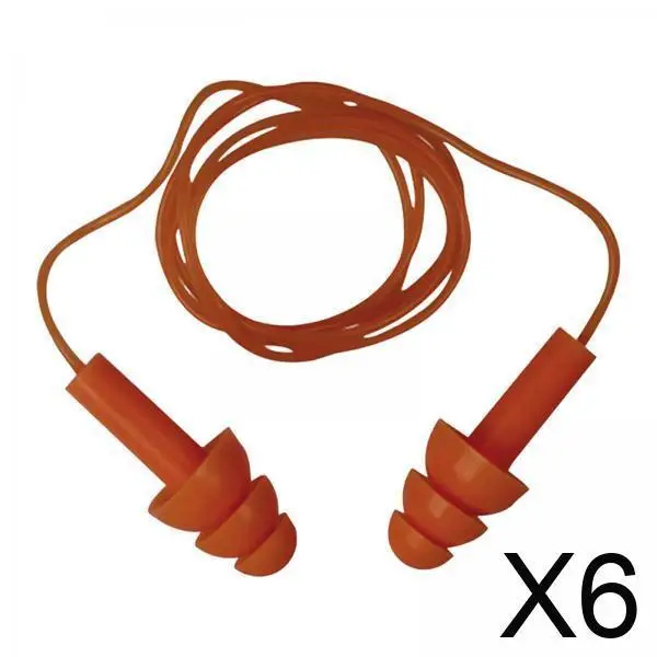 

Premium Silicone Earplugs with Cord Foldable Soundproof Sleep Ear Plugs for Travel Concert Study Protection