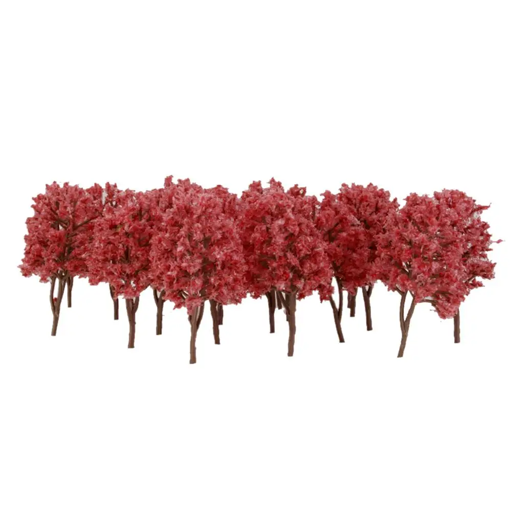 

Lot 20PCS Model Tree Scale Train HO Electronical Landscape 0 Red