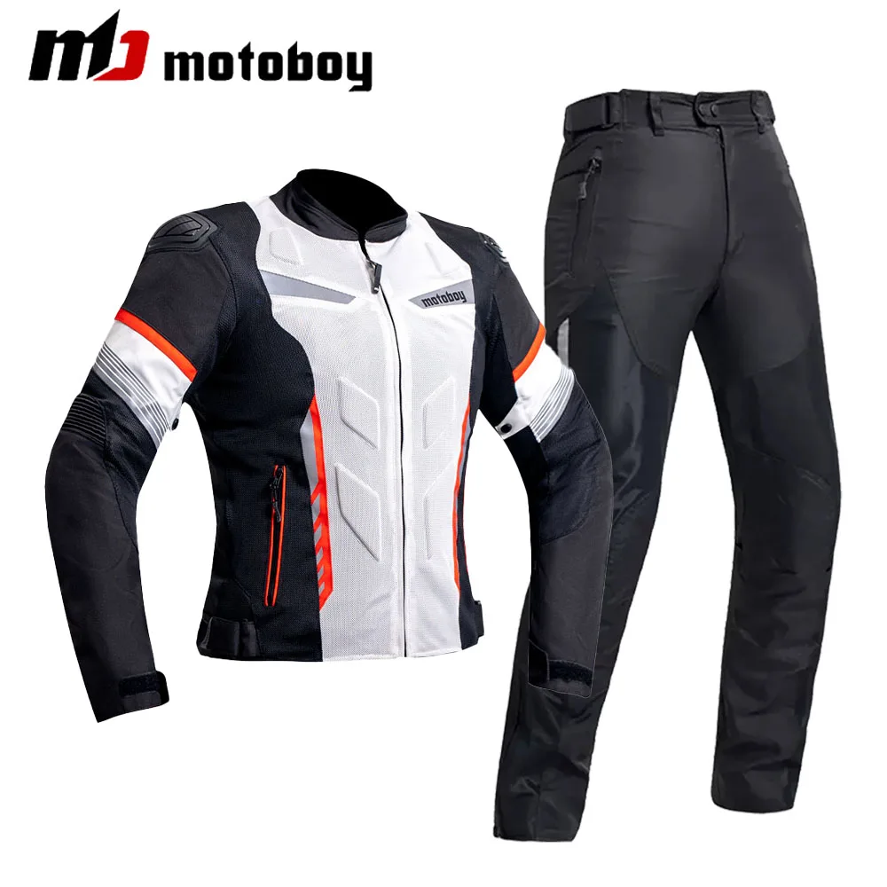 

Summer Motorcycle Jackets Men Riding Motocross Racing Jacket Suit Moto Jacket Waterproof Coldproof Motorbike Clothing Protection
