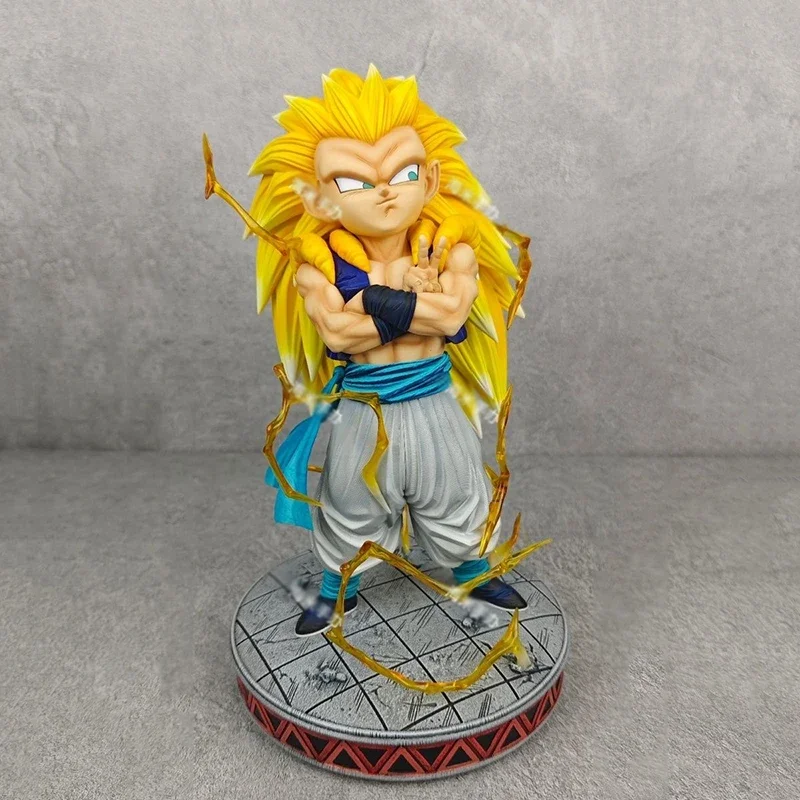 Figuras de acción de Dragon Ball GK Super 3 Gotenks, modelo de Anime de PVC, colección de adornos, juguetes, regalos de cumpleaños para niños