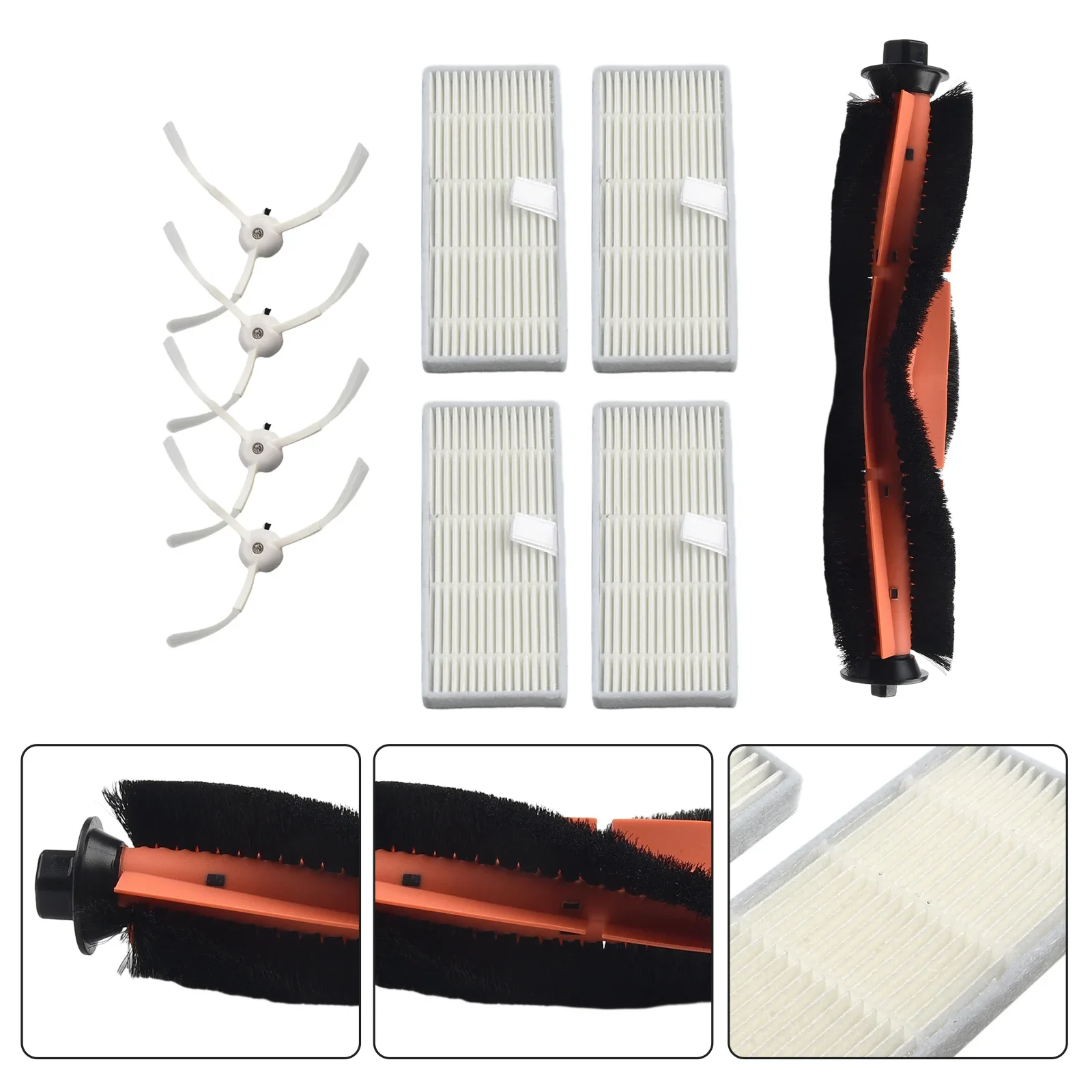 saai Ihre Maschine mit dem Hauptbürstenfilter für R1 R1A R1 Pro S1 Roboterstaubsaugerteile