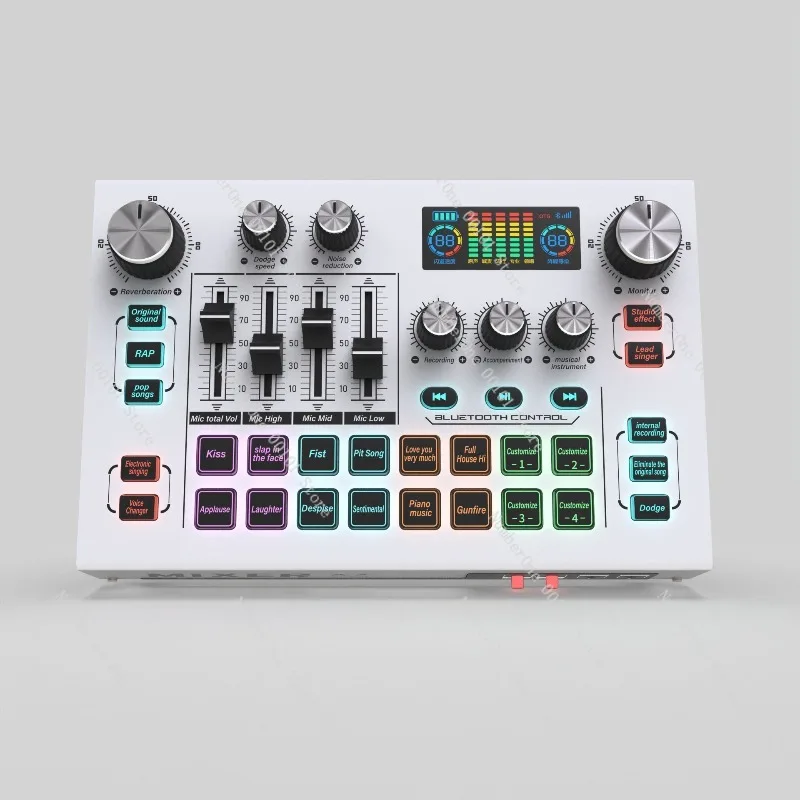 X7 Digitalmixer Soundkarte Live-Soundgeräte Computer Live-Streaming Host Mixer