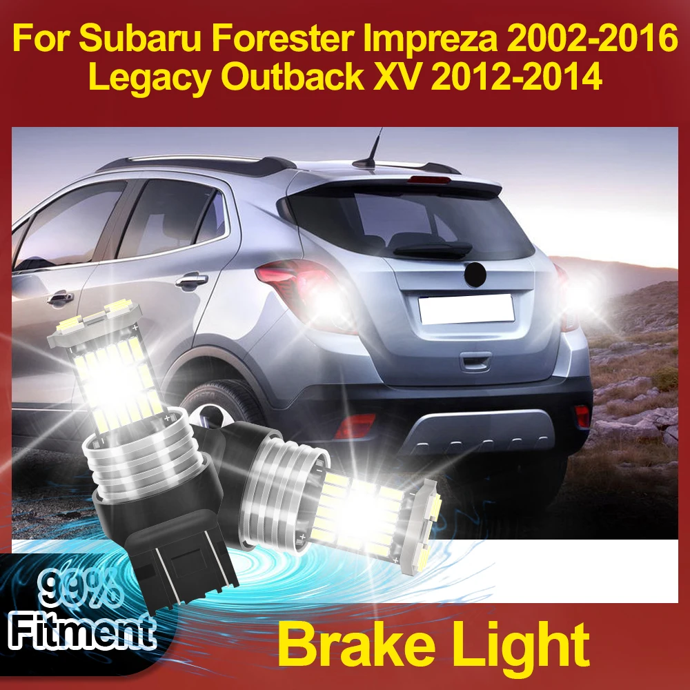عالية الجودة CSP رقاقة 7443 W21/5W T20 ضوء الفرامل 6000K لسوبارو فورستر امبريزا 2002-2016 ليجاسي Outback XV 2012 2013 2014