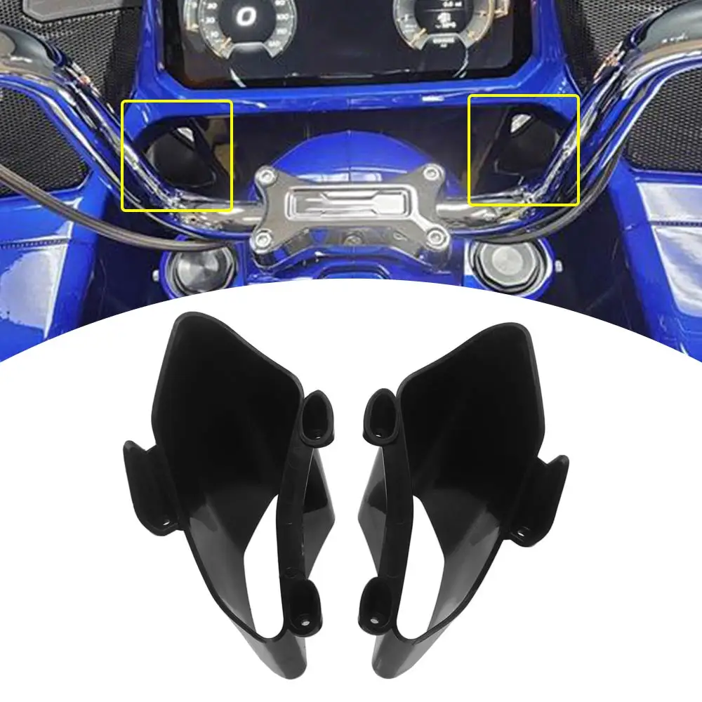 Motorcycle Accessory 1Pair Inner Fairing Air Ducts ABS Plastics Black For Harley Touring Road Glide CVO/SE FLTRXSE 2023-2026