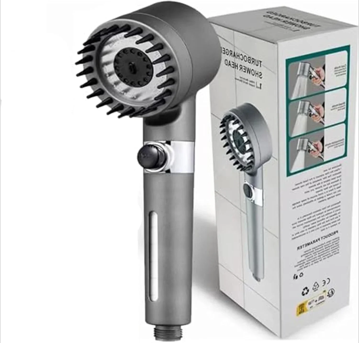 New ion drop bathroom handheld  drop faucet with  tap for shower head  filter for shower, turbocharger with multiple spray modes