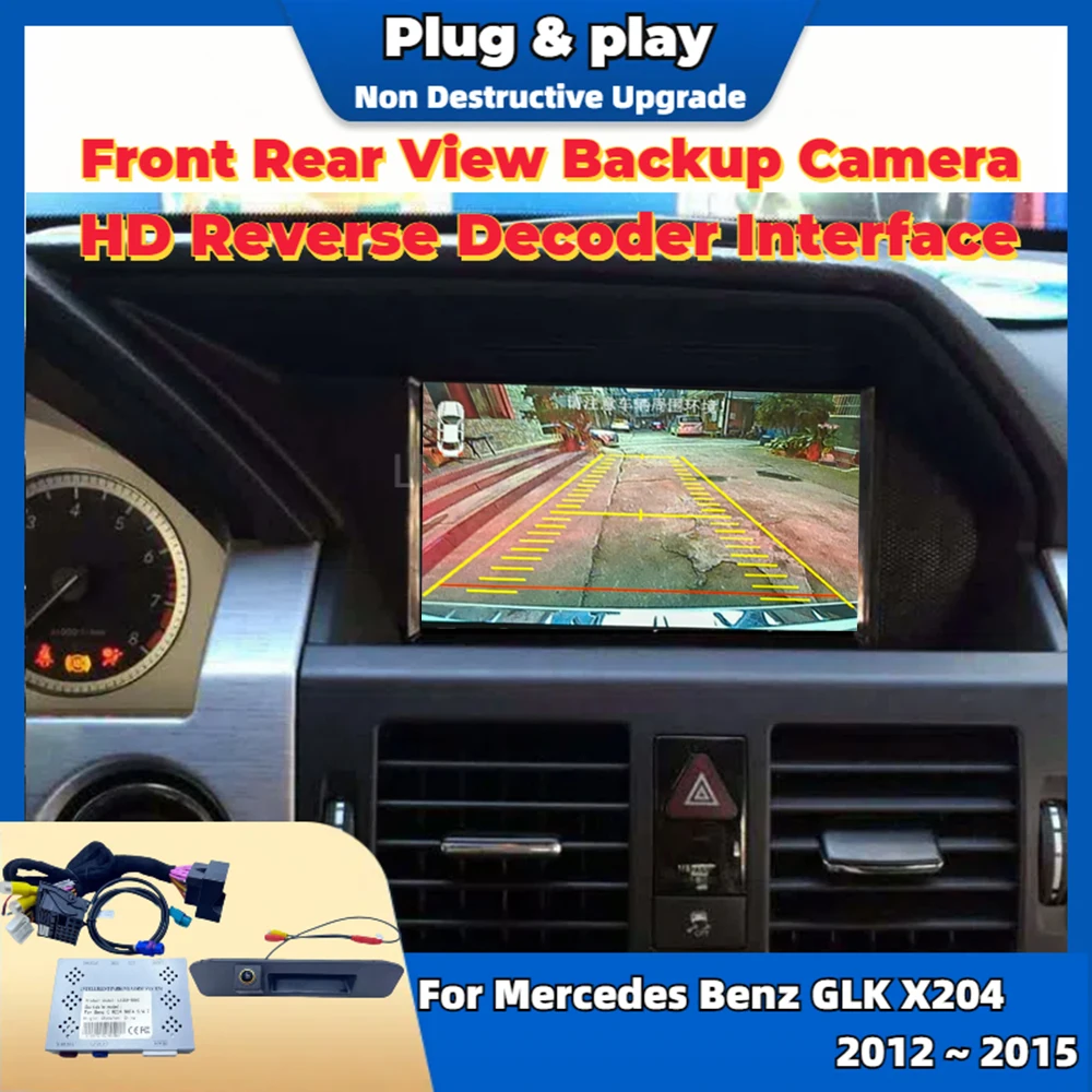 Parking Reverse Camera Kit Special For Mercedes Benz GLK X204 2012 ~ 2015 Original Screen Plug & Play Front Rear View Camera