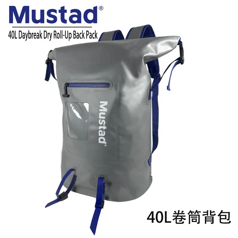 MUSTAD Mochila impermeable enrollable para pesca deportiva - imagen 3