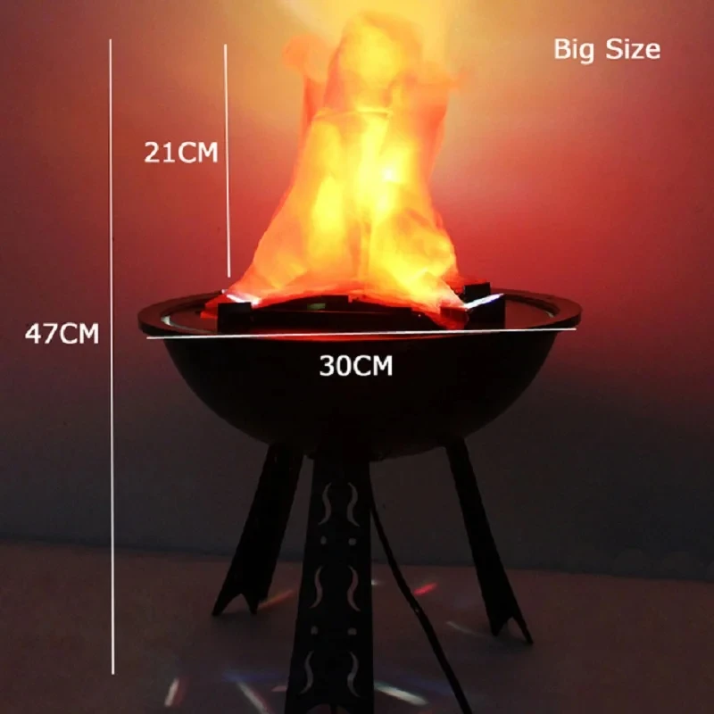 Hängende Simulierte Feuerflammen-Brasierlampe, Künstliche Flammen-Nachtlampe, Lampe mit Feuereffekt für Halloween, Weihnachten, Heimdekoration – Detail 5