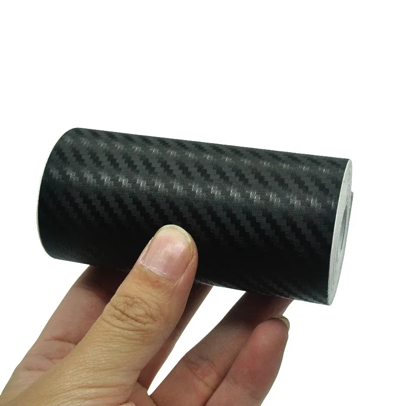 1/3Pcs Carbon Fiber Stickers Door Sill Anti-stepping Protector Trunk Bumper Side Mirror Anti Scratch Tape Auto Decals