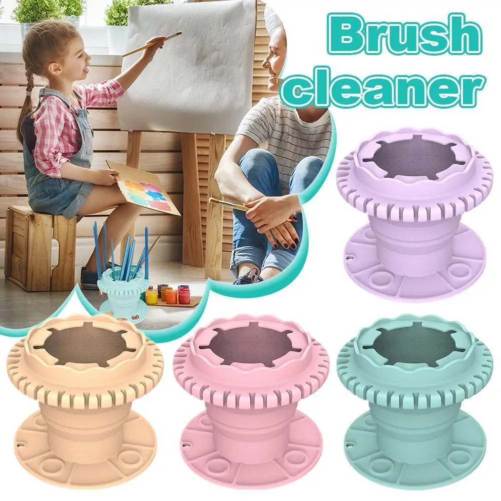 

Paint Brush Rinser Cleaning Tool Multifunctional Hexagonal Paint Rinser Cleaner Cup Suitable for All Types of Pens