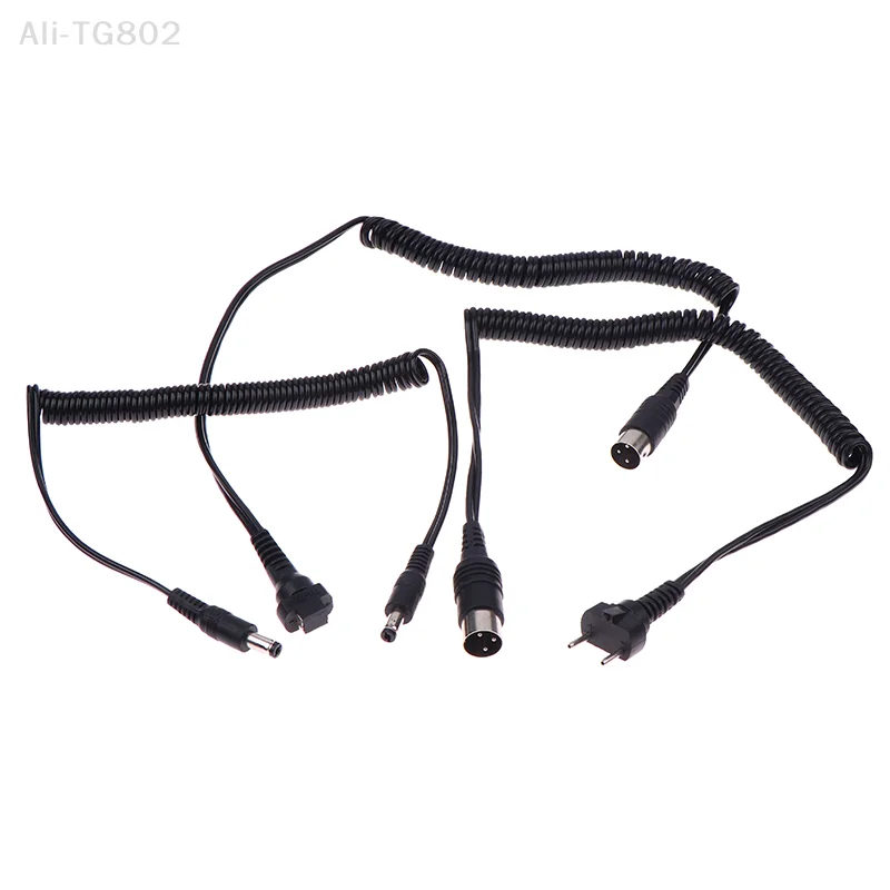 1 szt. Mocny kabel zasilający do frezarki 3-pinowy 9mm 6mm do 210 204 90 105L 102L Elektryczna frezarka do manicure - akcesorium