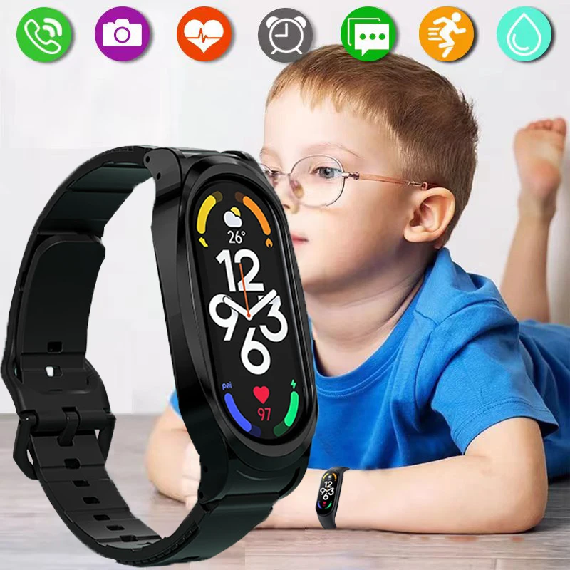 Smart Watch Kids Children Fitness Tracker Heart Rate Monitor For Boys Girls Electronic Clock Waterproof Child Watches For Xiaomi