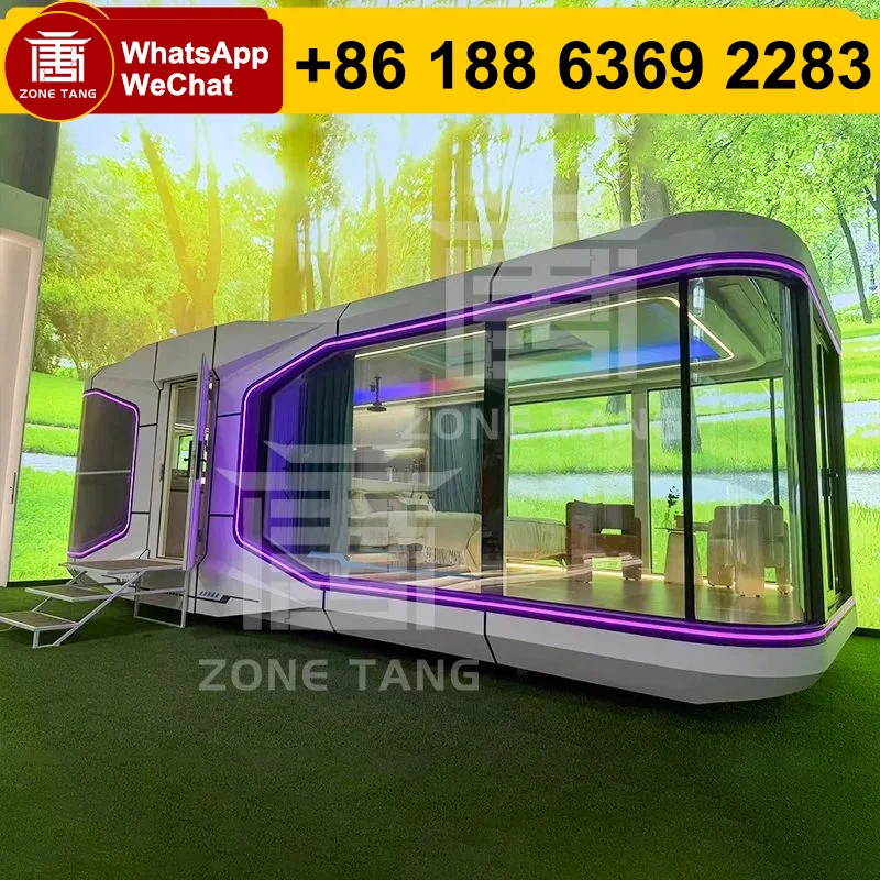 

Custom Mobile Homes Space Capsule House Thermal Insulation Shipping Container Homes Hot Selling Prefablicadas Houses Leak Proof