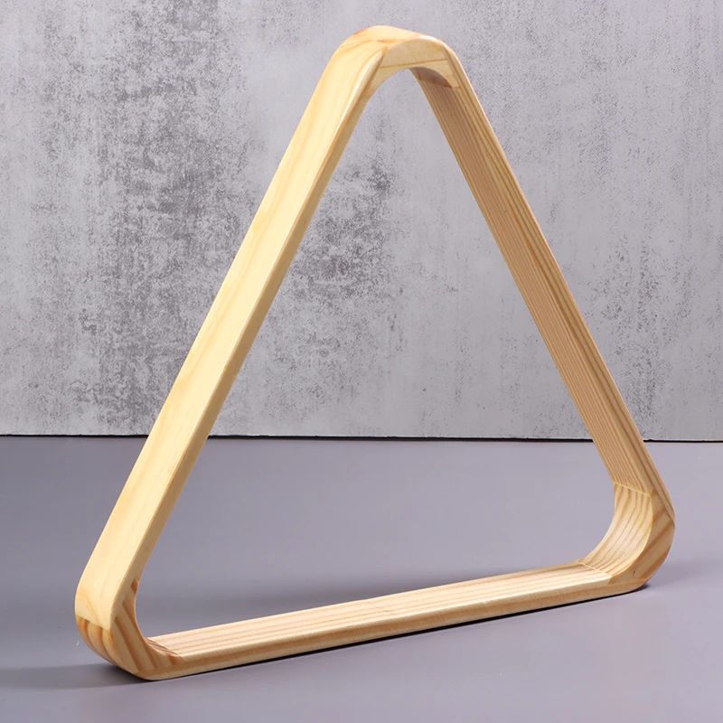 

Деревянная подставка для бильярдных шаров, треугольная рамка для шаров, настольный штатив, держатель для шаров, органайзер для кия и шаров для пула