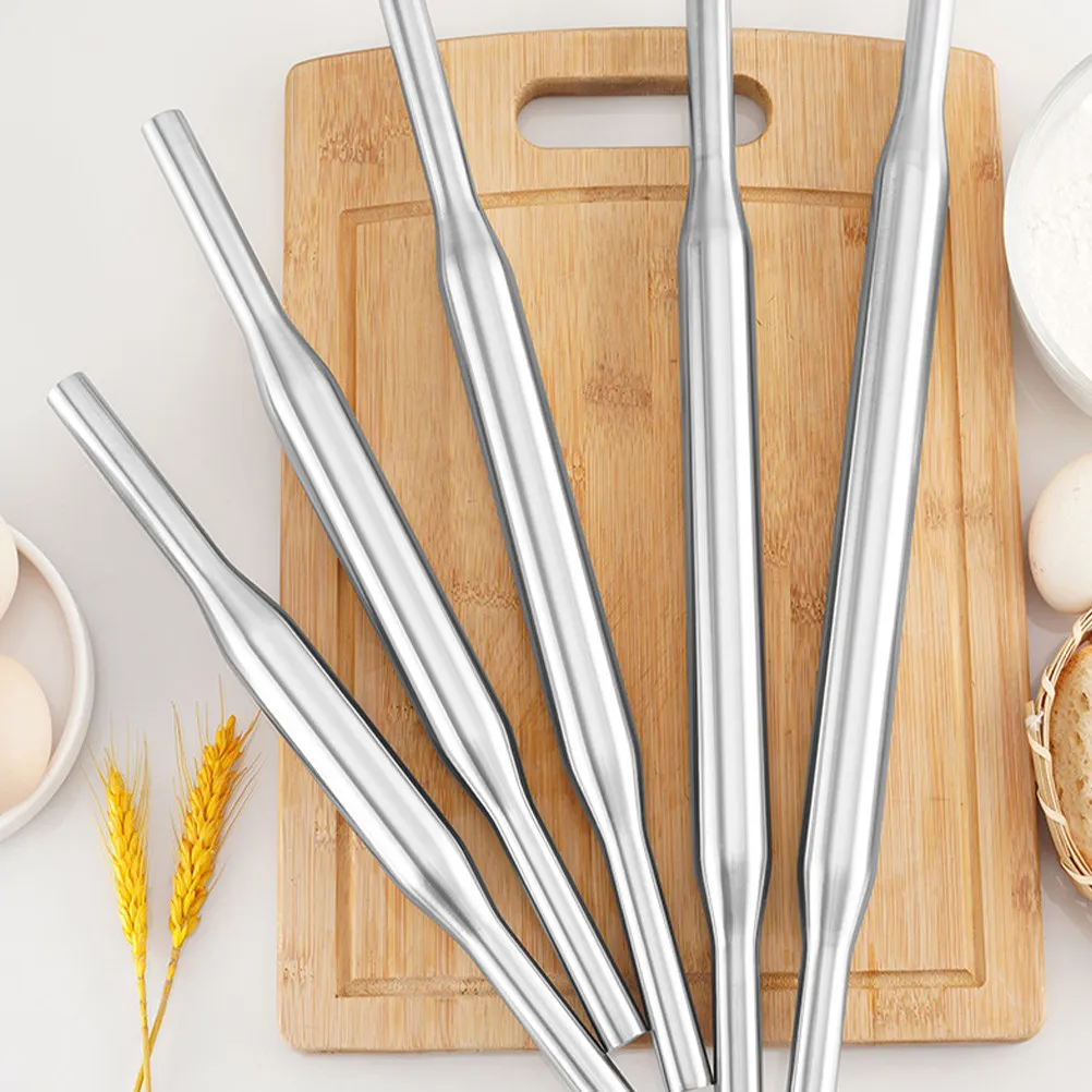 Stainless Steel Rolling Pin 16 Inch, Seamless Smooth Surface, Easy-Clean Kitchen Tool for Pizza Dough, Cookies & Pastry