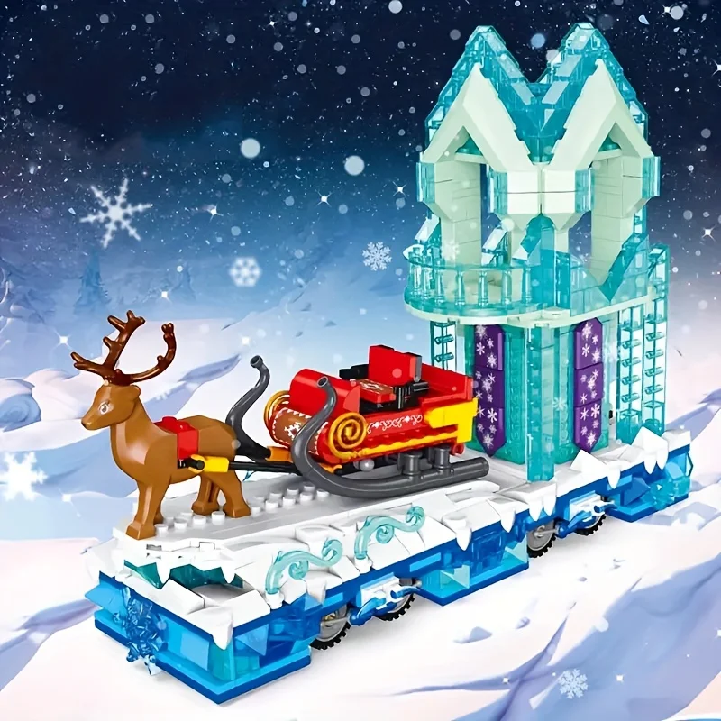 

Creator Expert аниме идеи 929 шт. Dream Crystal Parade Float MOC модель строительные блоки создать очаровательное украшение