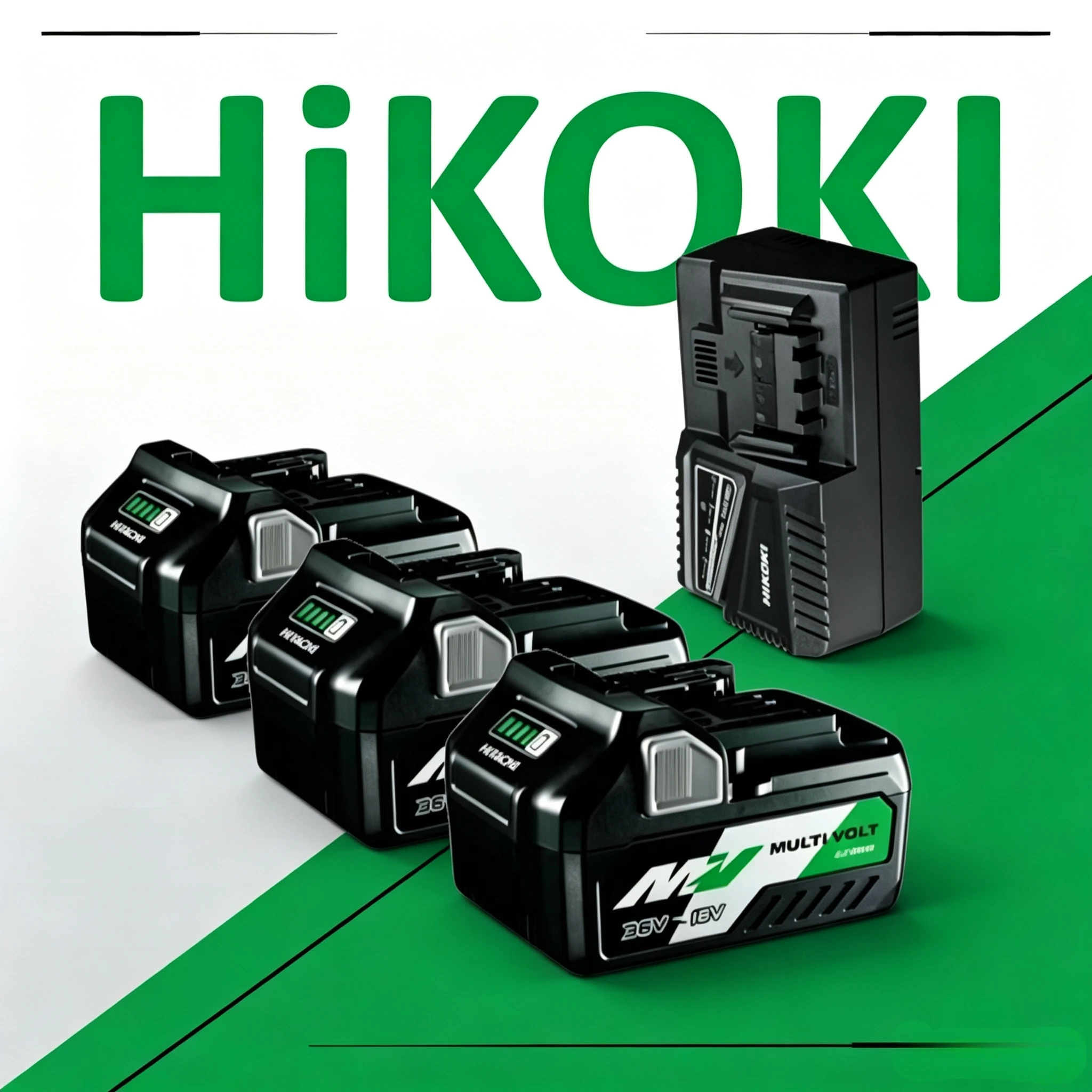 latest Genuine HiKOKI 5000mAh battery,18V/36Vdual voltage,smart internal safety chips for woodworking workshop spare power use.