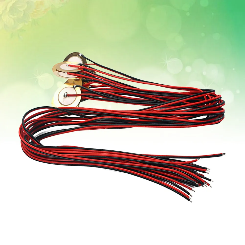 24Pcs Alloy Guitar Piezo Pickup Preamp Metal Copper Coil Line Patch for Acoustic Guitar Ukulele Mandolin Banjo Violin Studio - view 6