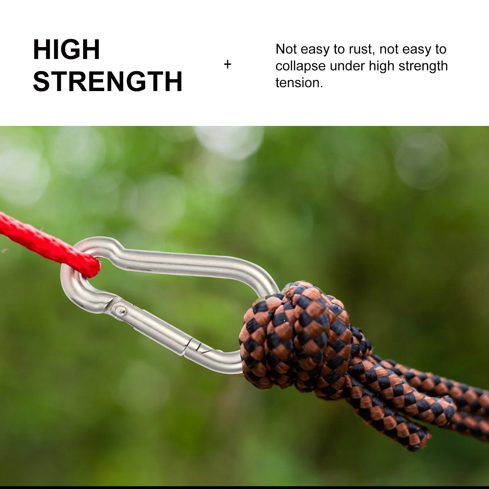 

Stainless Steel Shade Sail Fixing Kit Heavy Duty Spring Hooks For Sunshade Mounting Camping Accessories Awning Fitting