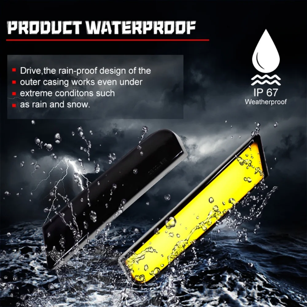 Gtinthebox Amber Yellow LED Car Front Fender Side Marker Lights Turn Signal Blinker Lights For Nissan Xterra 2002 2003 2004 12V - view 5