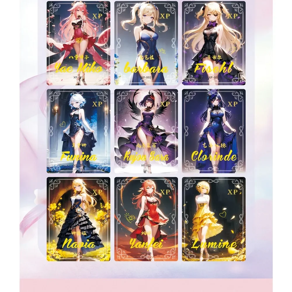 Oryginalna kolekcja kart Dream Spirit Goddess Story Booster Box Anime Girl Magic World Series Pełny zestaw kart Prezent urodzinowy dla dziecka