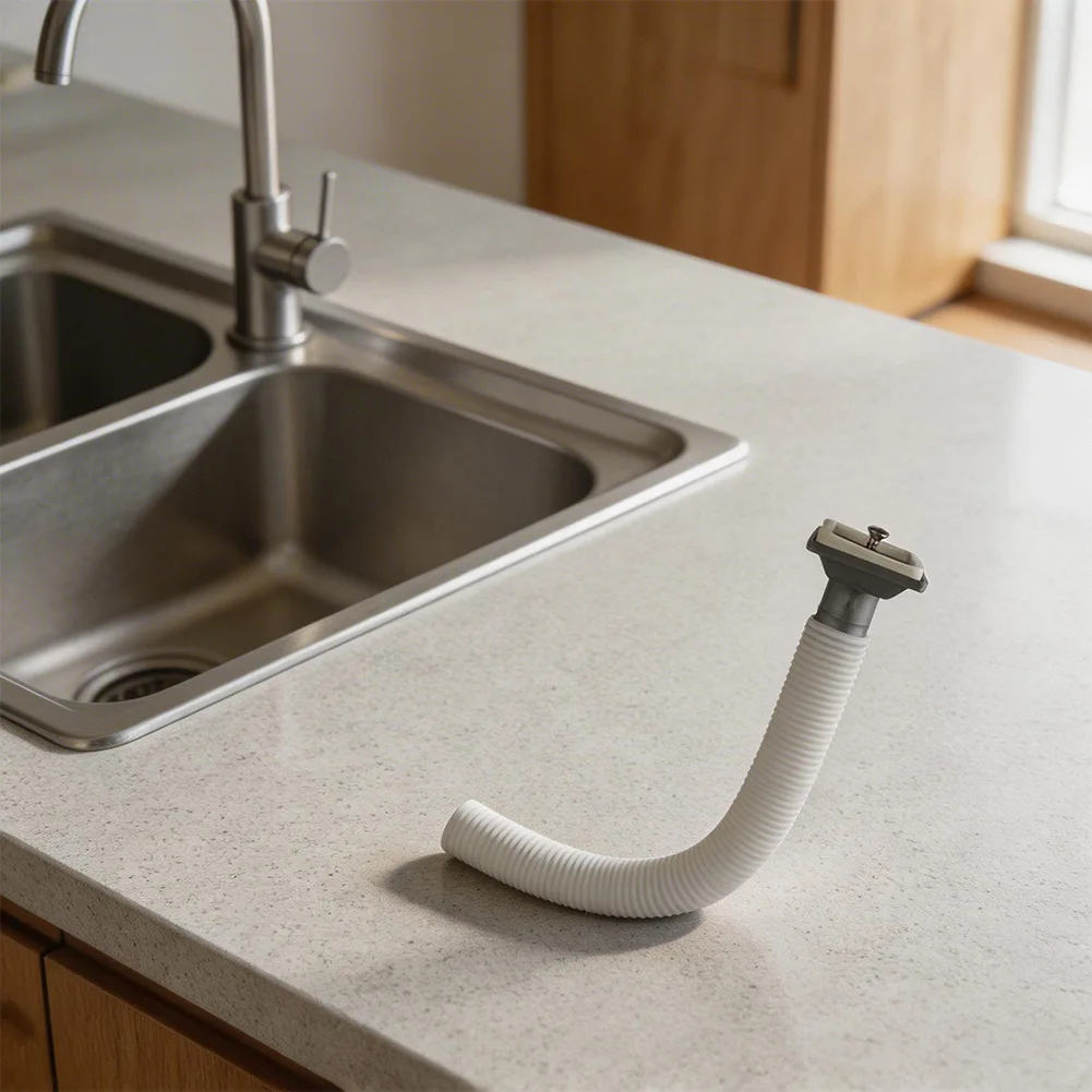 Upward Rectangle Overflow Component for Kitchen Sink Drain Systems Supporting Standard Basin Overflow Requirements