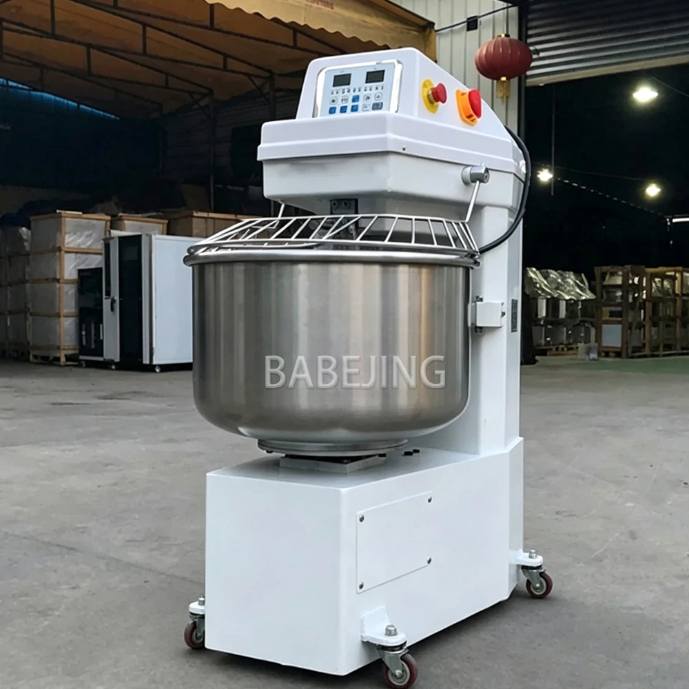 Spiral Bakery Dough Blender, Industrial Kneader for Roti Pasta Dough Commercial Baking