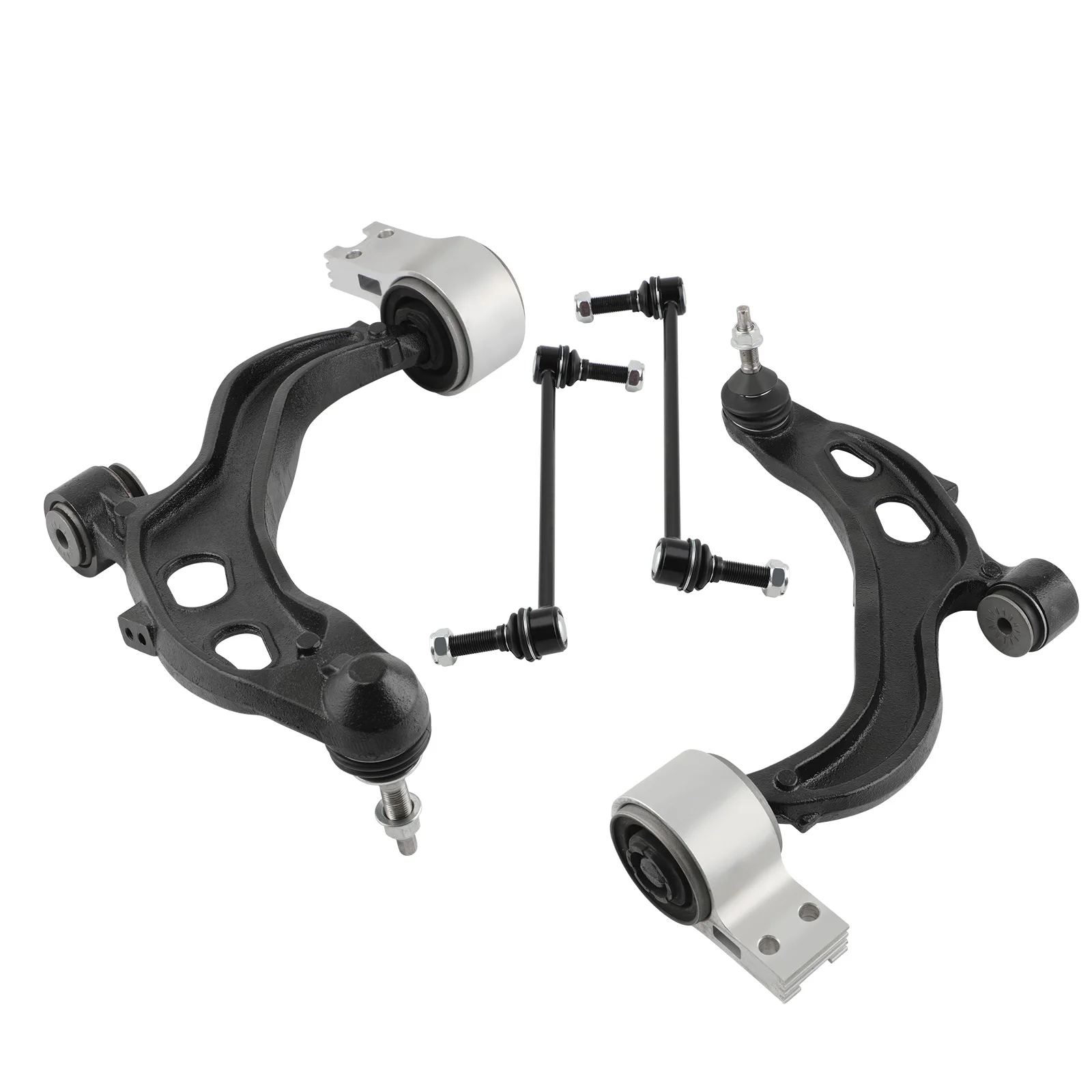 Xds 4pcs Front Lower Control Arm For Lincoln MKT Base FWD EcoBoost AWD 2013-2014 For Ford Flex