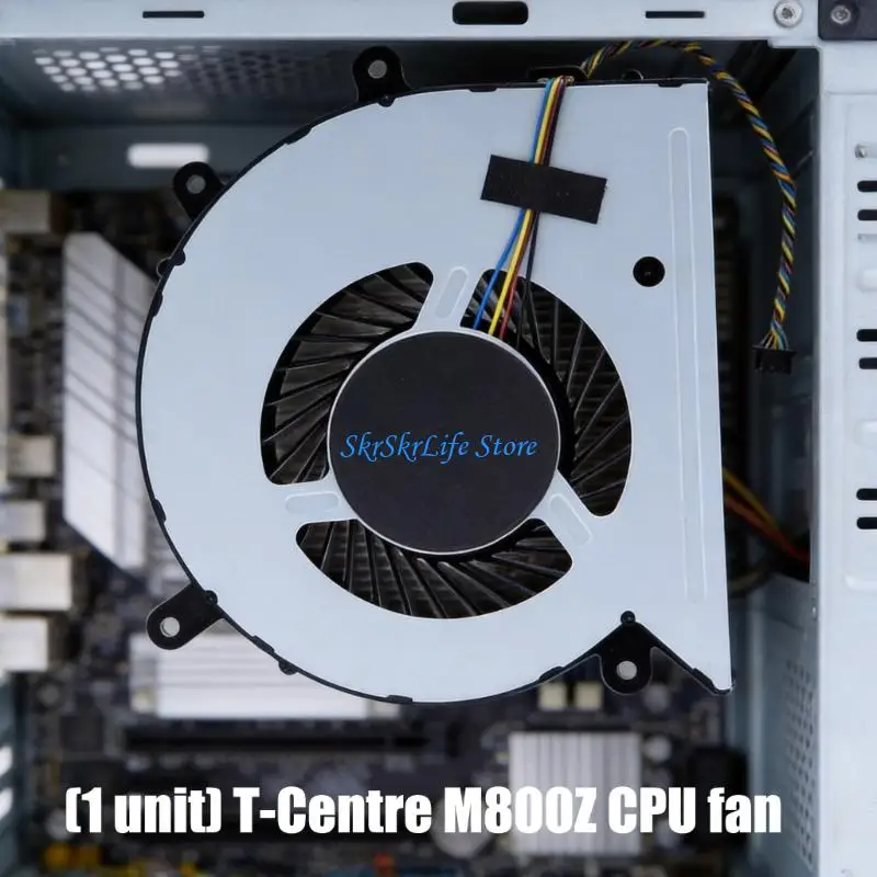E65E Internal Computer Fan Replacement for Processor Cooling Repair, Metal Housing Service Part with Single Pack Format for