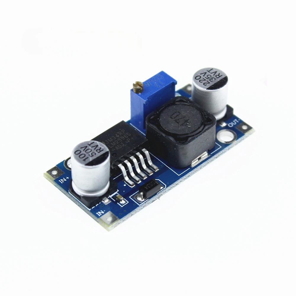 10PCS LM2596 LM2596S ADJ Power supply module DC-DC Step-down module 5V/12V/24V adjustable Voltage regulator 3A