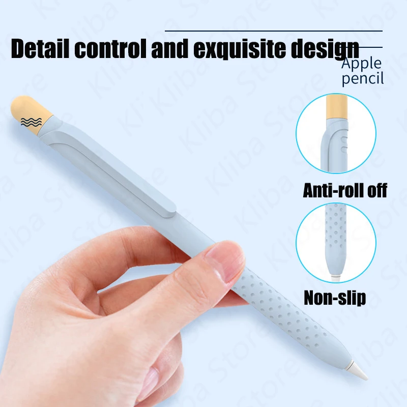 Stylus Cover Silicone Pen Case For Apple Pencil 1 Color Matching Stylus Protective Case Non-slip Anti-fall iPad Pen 1 Cover