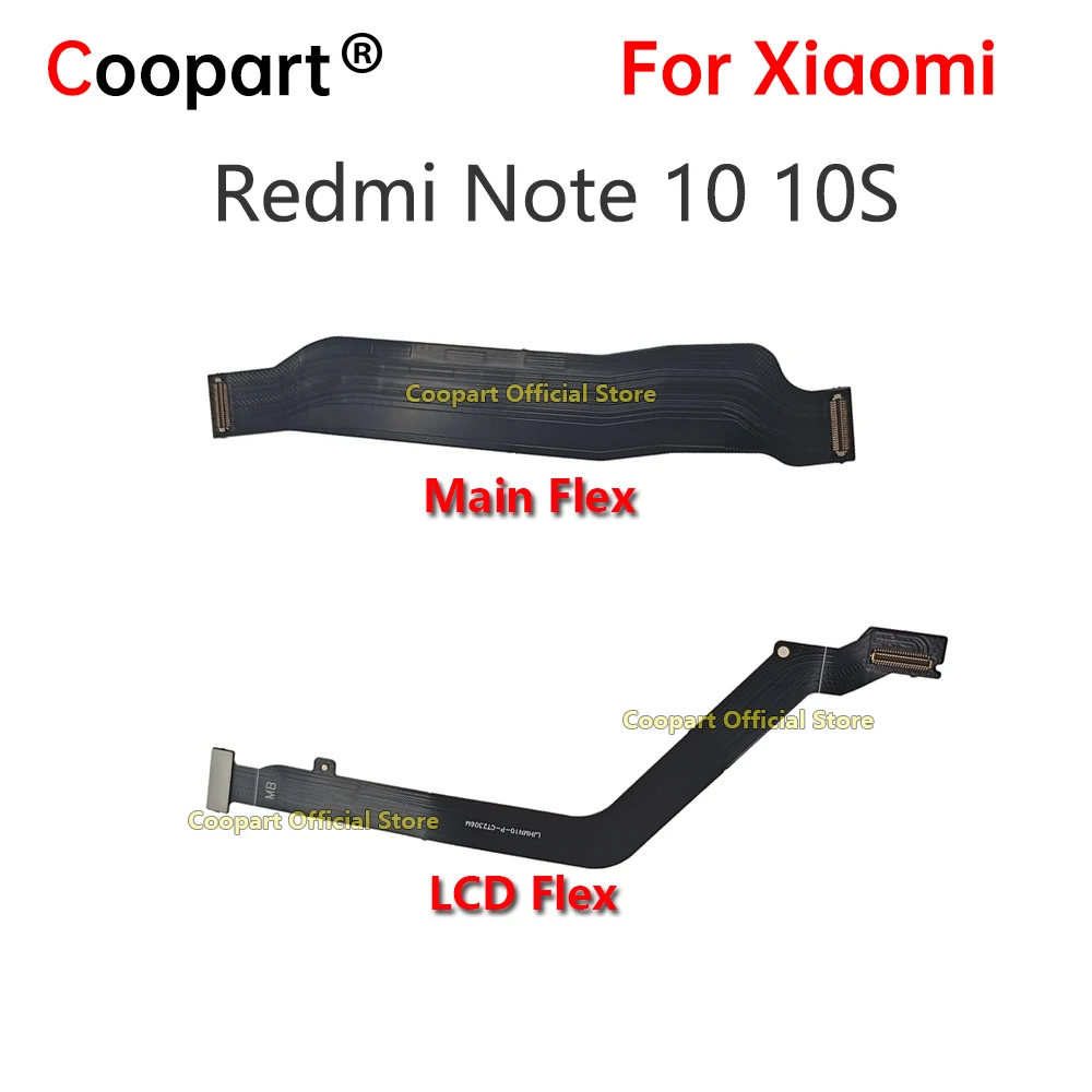 USB Board LCD Display Flex Cable Repair Parts For Xiaomi Redmi Note 10 10S 10T Pro 4G 5G Main Board Connector